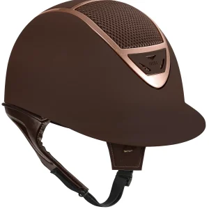 IRH® IR4G XLT Matte Brown Finish & Rose Gold Frame Helmet
