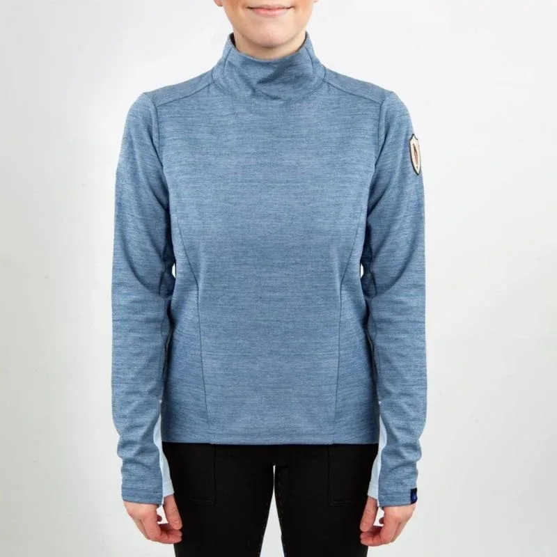 Irideon Ladies Radiant Mock Crew Shirt - Image 2