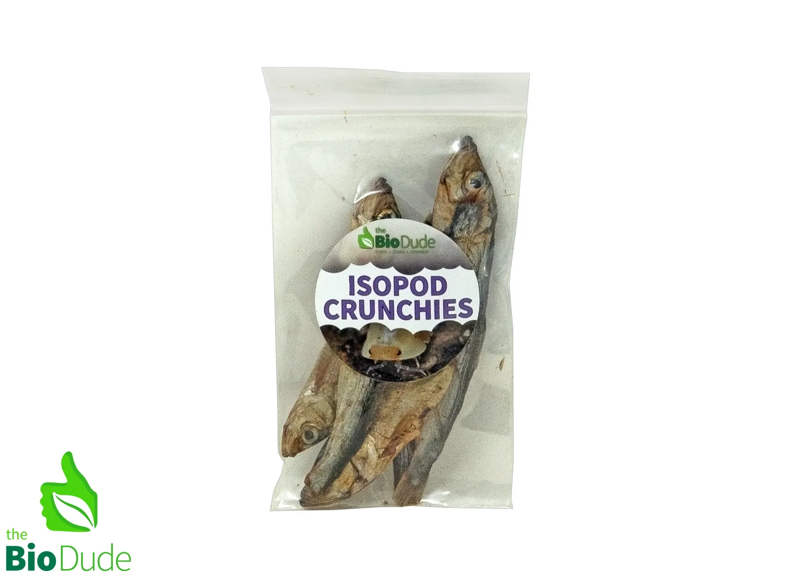 Isopod Crunchies Dried Baltic Herring – 5 Count Protein Treat
