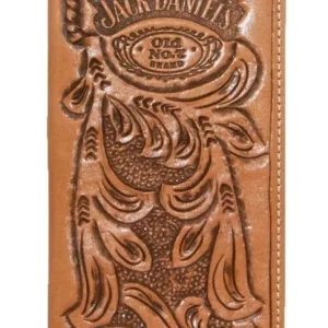 Jack Daniel's Hand-Tooled Leather Wallet