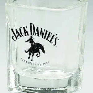 Jack Daniel's Logo Square Western Shot Glass 2 oz