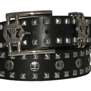 Jack Daniel's Old No.7 Leather Belt with Studs 34
