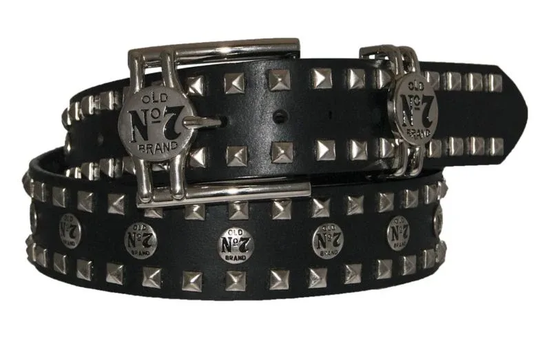 Jack Daniel's Old No.7 Leather Belt with Studs 34