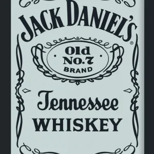 Jack Daniel's Reverse Label Mirror