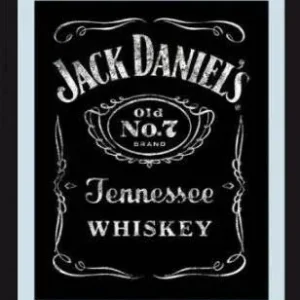 Jack Daniel's Weathered Label Mirror 7 7/8x11 3/4