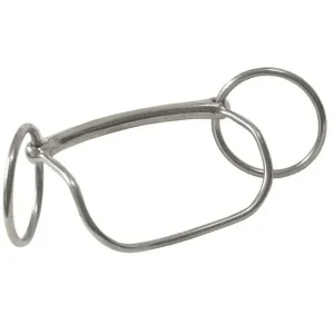 Jacks Billy Haughton Bit "No Leather" 5" Stainless