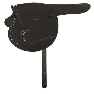 Jacks Clarino Thoroughbred Jockey Saddle 14 oz Bla