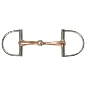 Jacks Copper Mouth Dee Ring Racing Bit