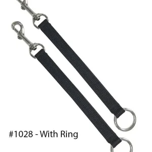 Jacks Coupler Safety Straps With Rings Black