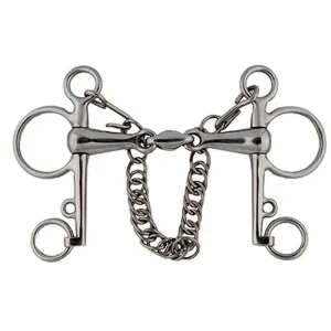 Jacks Elliptical Link Pelham Bit 5" Stainless Stee