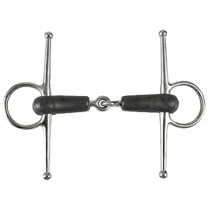 Jacks Full Cheek Soft Rubber Bit 4-3/4" Stainless