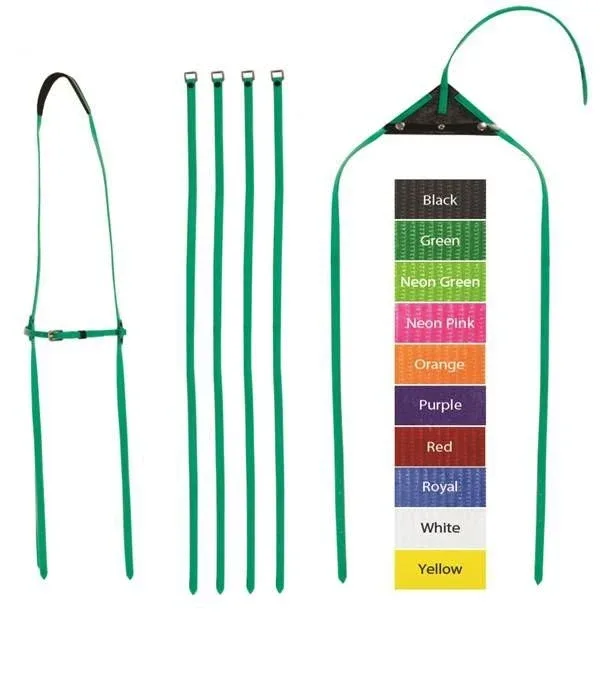 Jacks Hopple Hangers - Sold as a Set 1/2" Neon Gre - Image 2