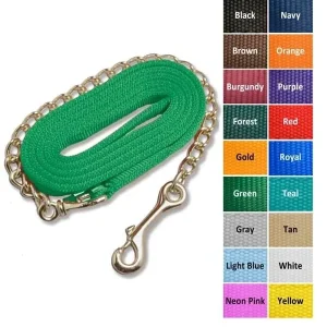 Jacks Lead Shank with 36" Solid Brass Chain