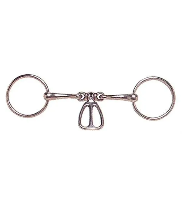 Jacks Serena Song Ring Snaffle Bit 5" Stainless St