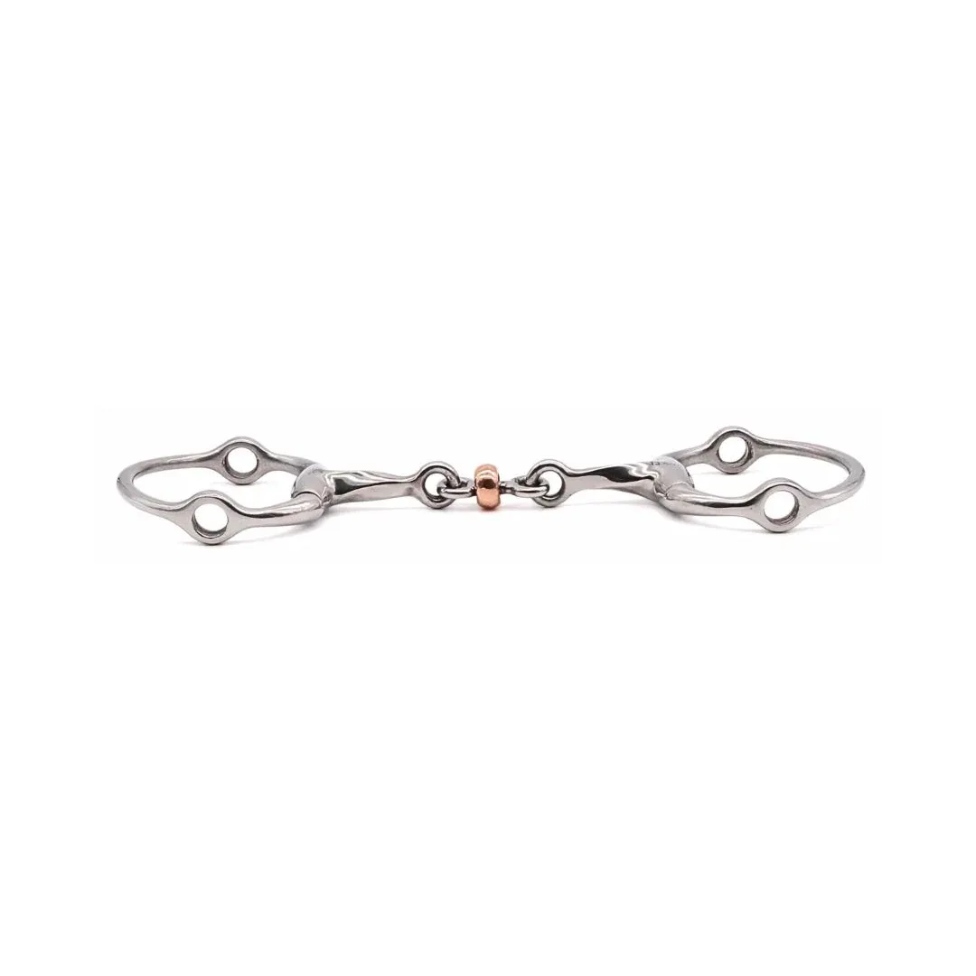 Jake Adams Twisted Copper Roller Fixed Gag 5in - Image 2