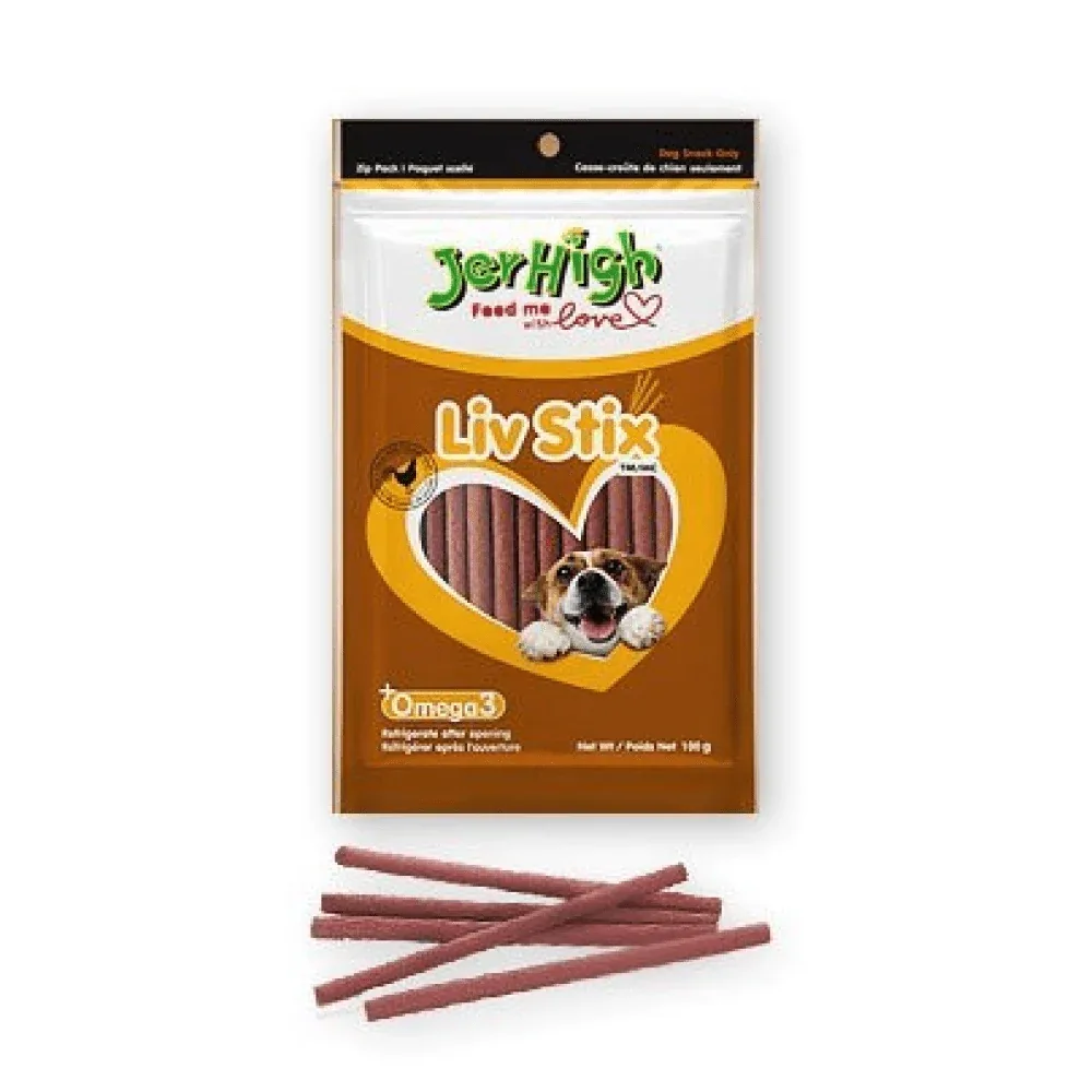 JerHigh Liver Stix Dog Treats - Image 2