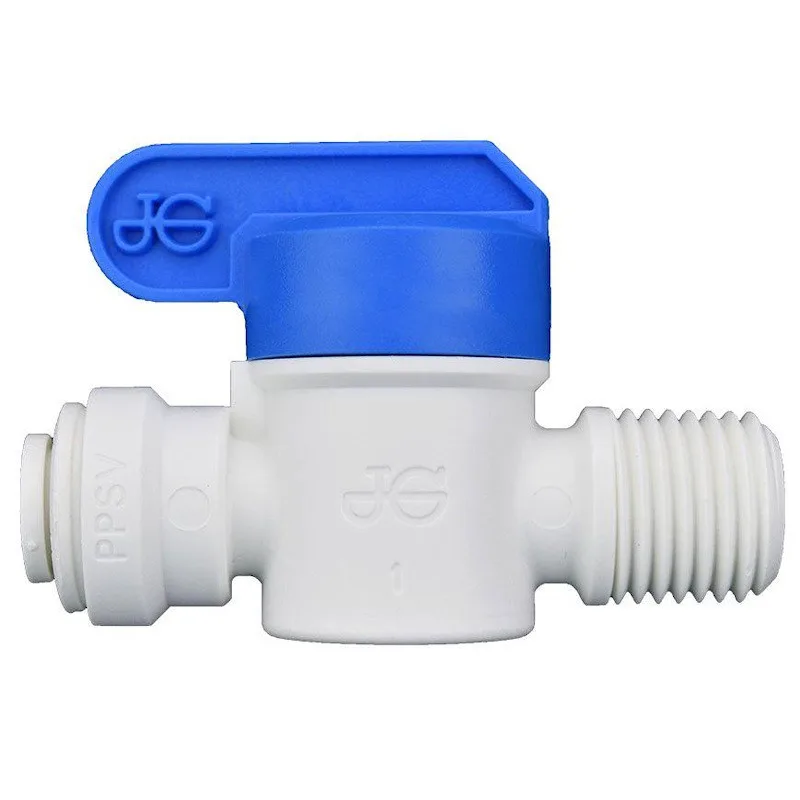 John Guest 1/4" x 1/4" Male Adaptor Ball Valve