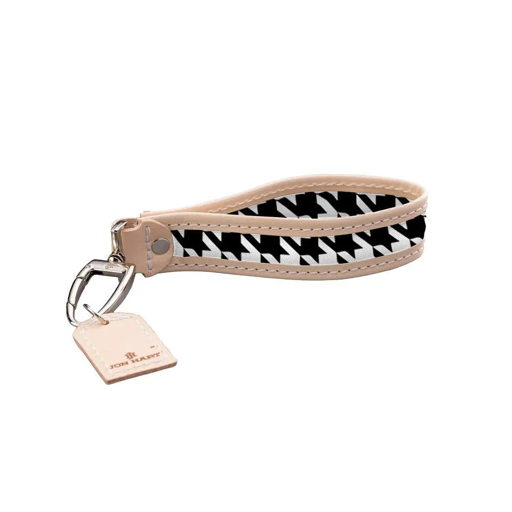 Jon Hart Design Pearl Houndstooth Coated Keychain