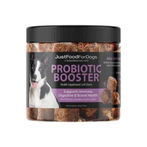 JustFoodForDogs Probiotic Booster Soft Chews Dog Supplement