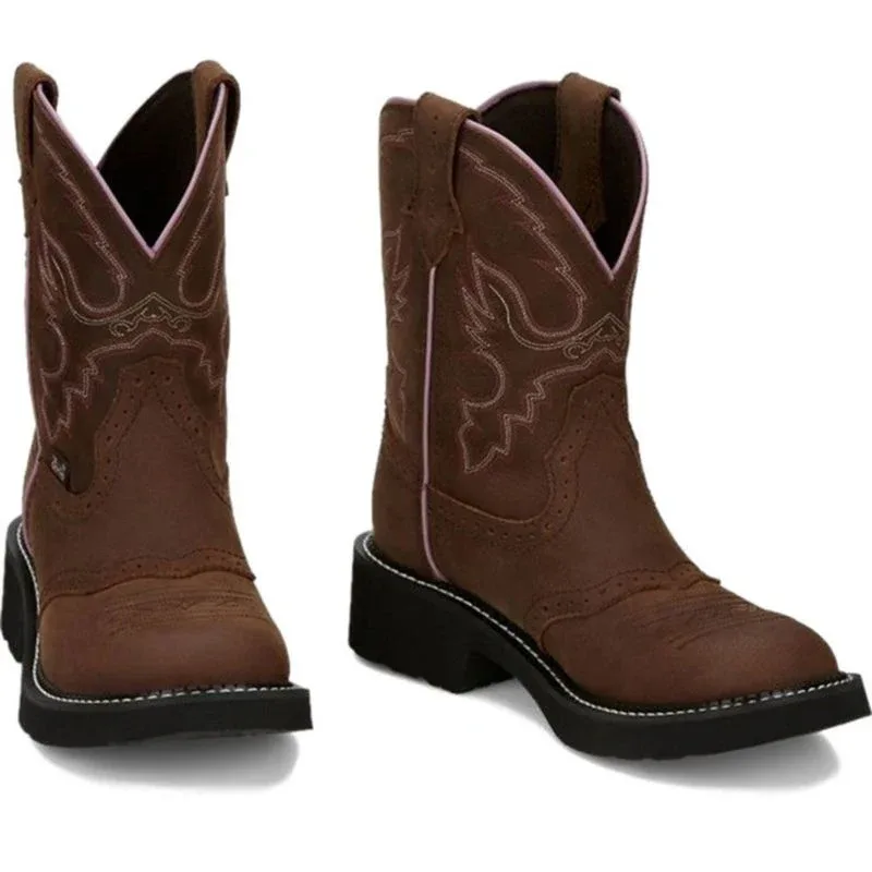 Justin Ladies Gypsy Gemma Shetland Rnd Toe Boots - Image 2