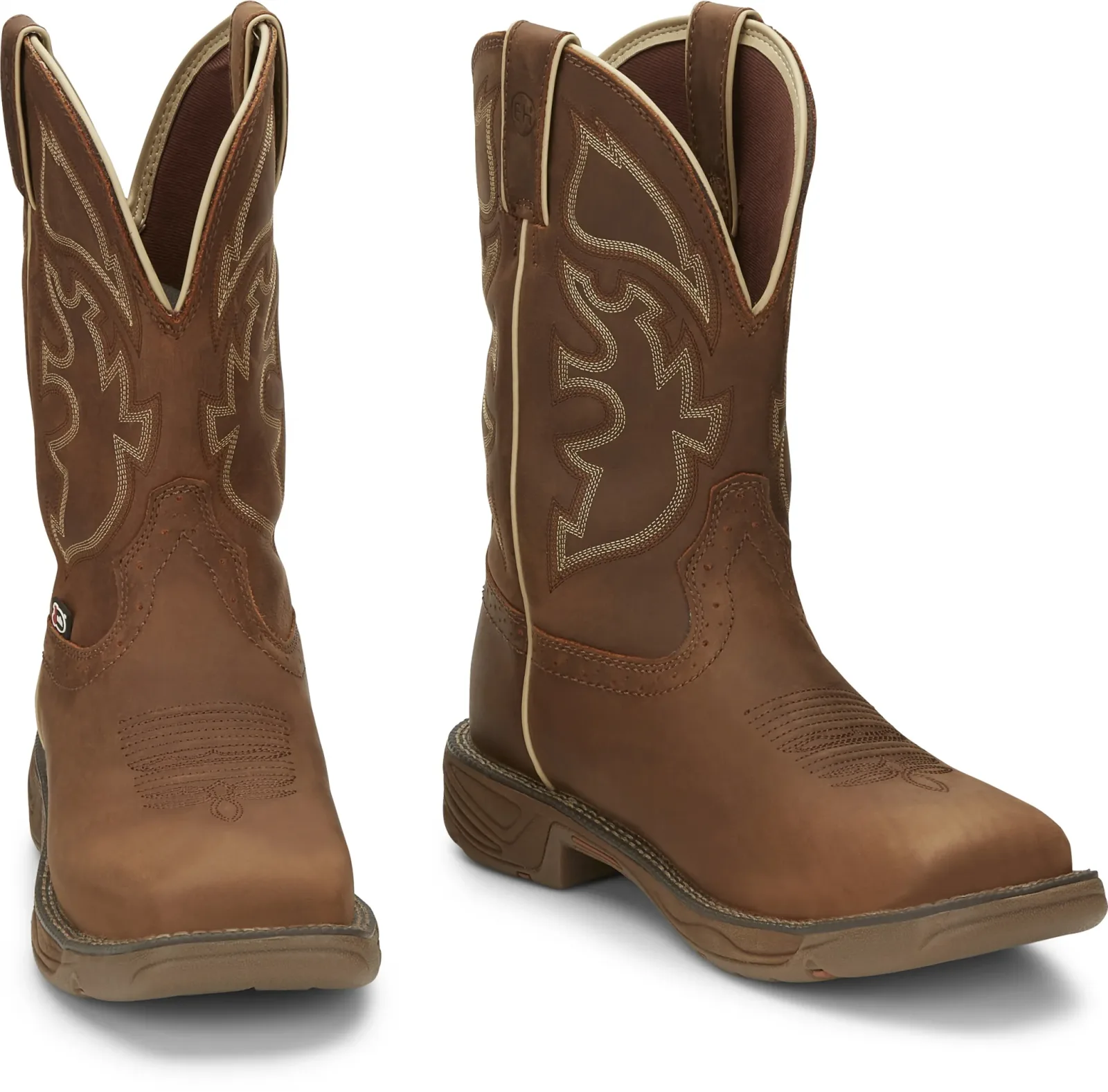 Justin Mens Rush 11" Waterproof Boots - Image 2
