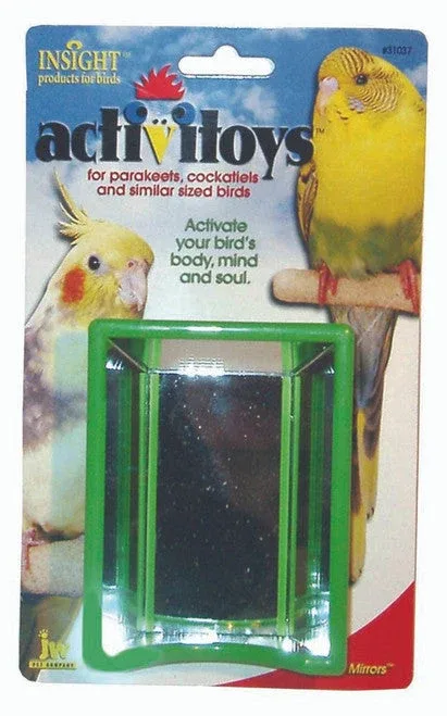 JW Pet ActiviToy Hall of Mirrors Bird Toy Assorted One Size - Image 2