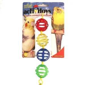 JW Pet ActiviToy Lattice Balls Bird Toy Multi-Color SM/MD