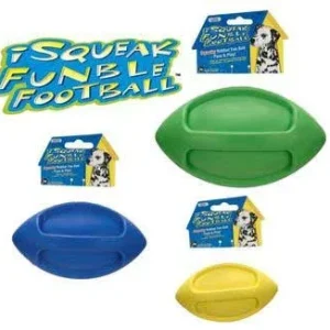 JW Pet Company iSqueak Funble Football Medium {L+A} 189188