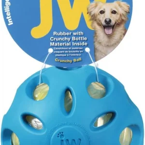 JW Pet Crackle Heads Ball Dog Toy