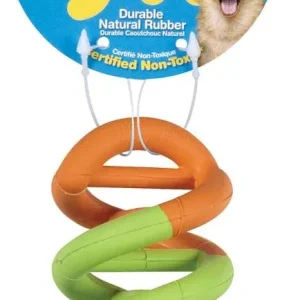JW Pet Dogs in Action Rubber Dog Toy Multi-Color SM