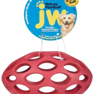 JW Pet Hol-ee Football Dog Toy Assorted MD