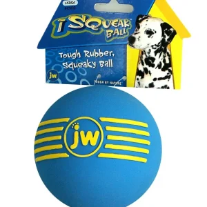 JW Pet iSqueak Ball Dog Toy Assorted LG
