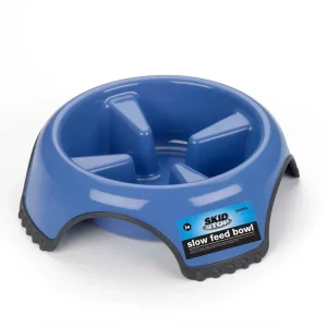 JW Pet Skid Stop Slow Feed Dog Bowl Assorted XL