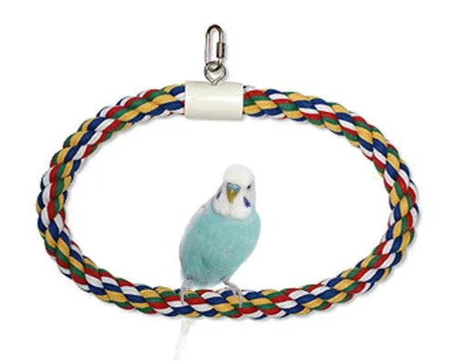 JW Pet Swing N Perch Ring Multi-Color MD - Image 2