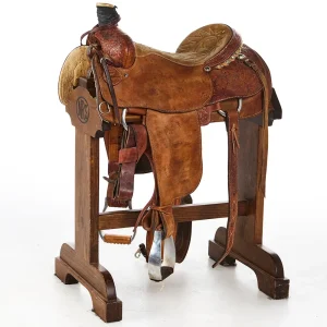 K Bar S Used 15in Acorn Tooled Team Roper