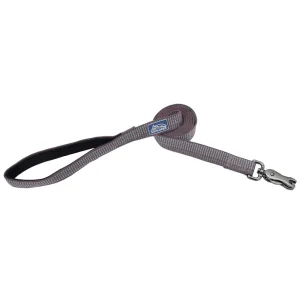 K9 Explorer® Brights Reflective Dog Leash, Grey 5/8" x 6'
