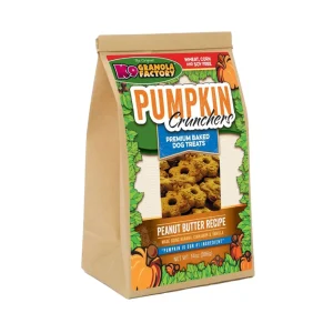 K9 Granola Factory Pumpkin Crunchers Dog Biscuits Peanut Butter & Banana, 14 oz