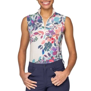 Kastel Denmark Ladies’ Quarter-Zip Sleeveless Shirt "Addy"