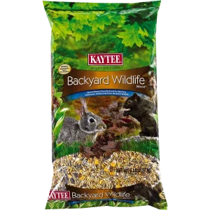 Kaytee Backyard Wildlife Food For Wild Rabbits, Squirrels, and Chipmunks, 5 lb