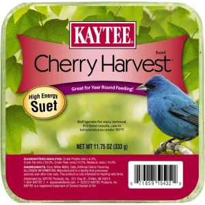 Kaytee Cherry Harvest High Energy Suet 11.75 Ounces
