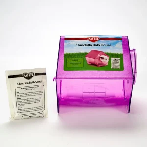 Kaytee Chinchilla Bath House Assorted 8.64 inches x 9 inches x 8.5 inches