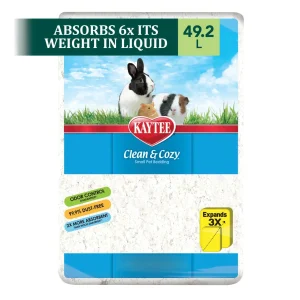 Kaytee Clean & Cozy White Small Animal Pet Bedding 49.2 Liters