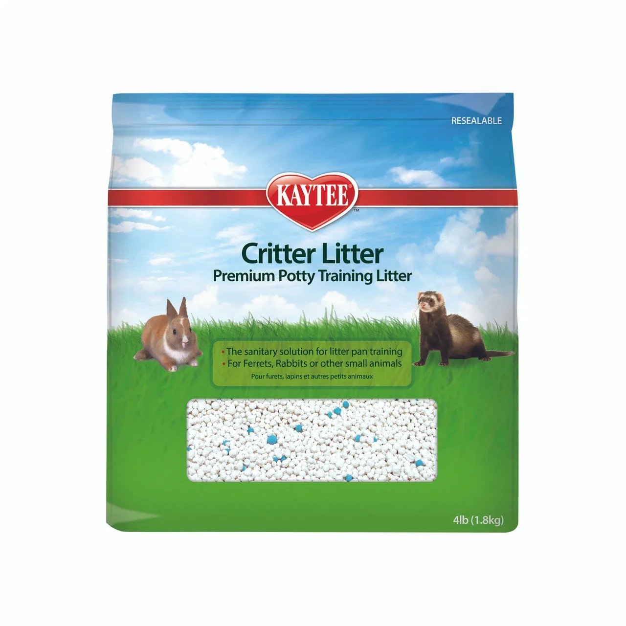 Kaytee Critter Litter Small Animal Premium Potty Training Litter, 4 Pound