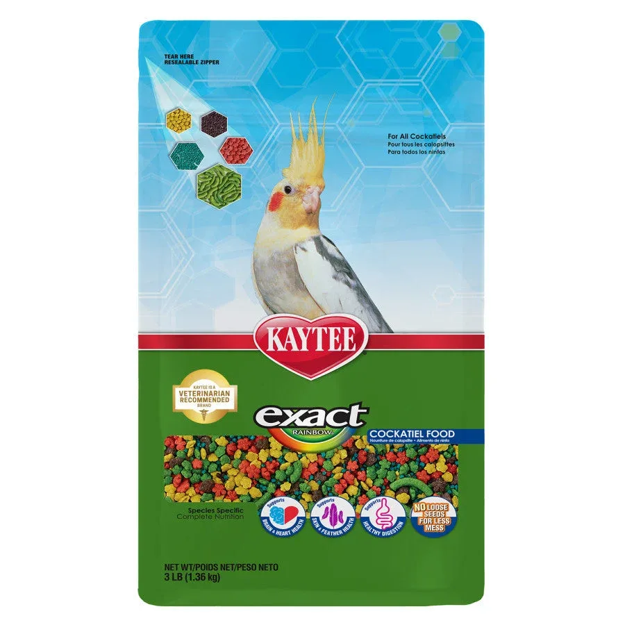 Kaytee Exact Rainbow Cockatiel 3 lb