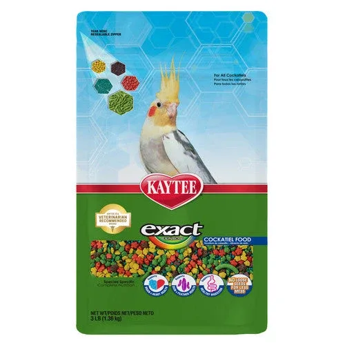 Kaytee Exact Rainbow Cockatiel 3 lb - Image 2