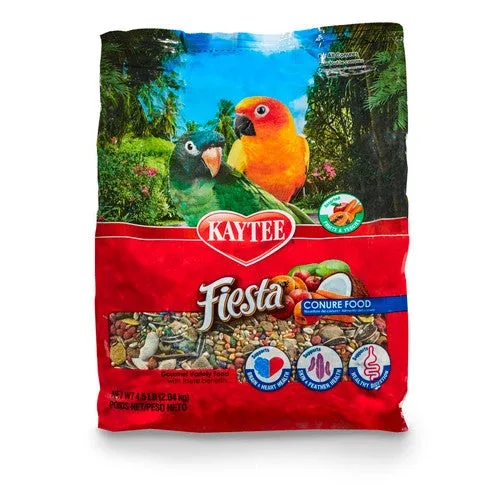 Kaytee Fiesta Conure 4.5 lb, Fortified Gourmet Diet - Image 2