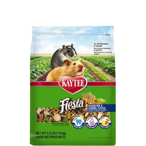Kaytee Fiesta Hamster and Gerbil Food 2.5 lb - Image 2