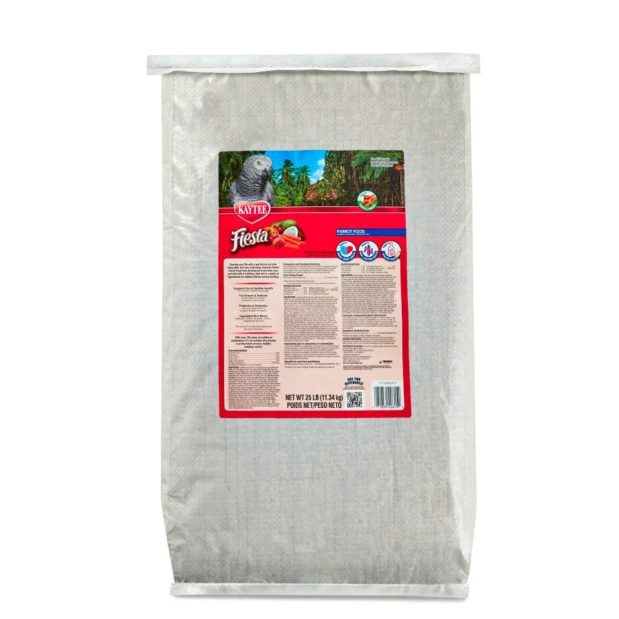 Kaytee Fiesta Parrot Food 25 pound bag