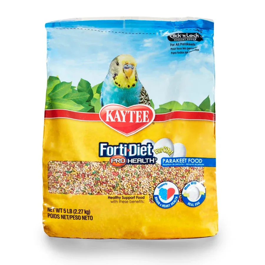 Kaytee Forti-Diet Pro Health Egg-Cite! Food Parakeet 5lb