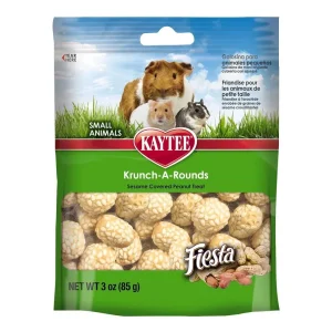 Kaytee Krunch-A-Rounds Treat for Small Animals, 3 oz